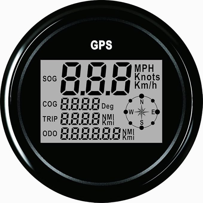 GPS velocímetro café racer