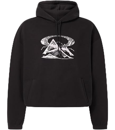 Oakley Mens Drift Tech Fleece Hoodie, Blackout, X-Small at Amazon