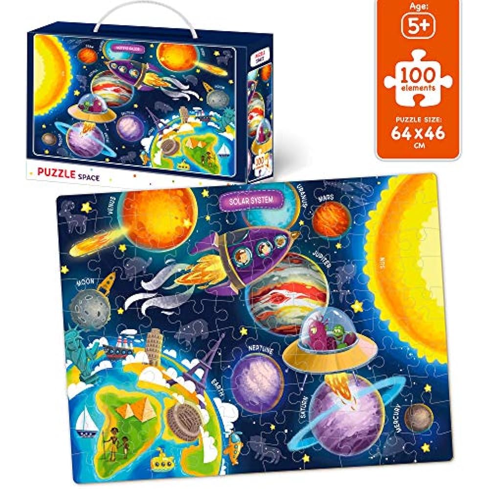 100 Piece Puzzles For Kids Ages 4810 Big Jigsaw Floor Toddlers 35