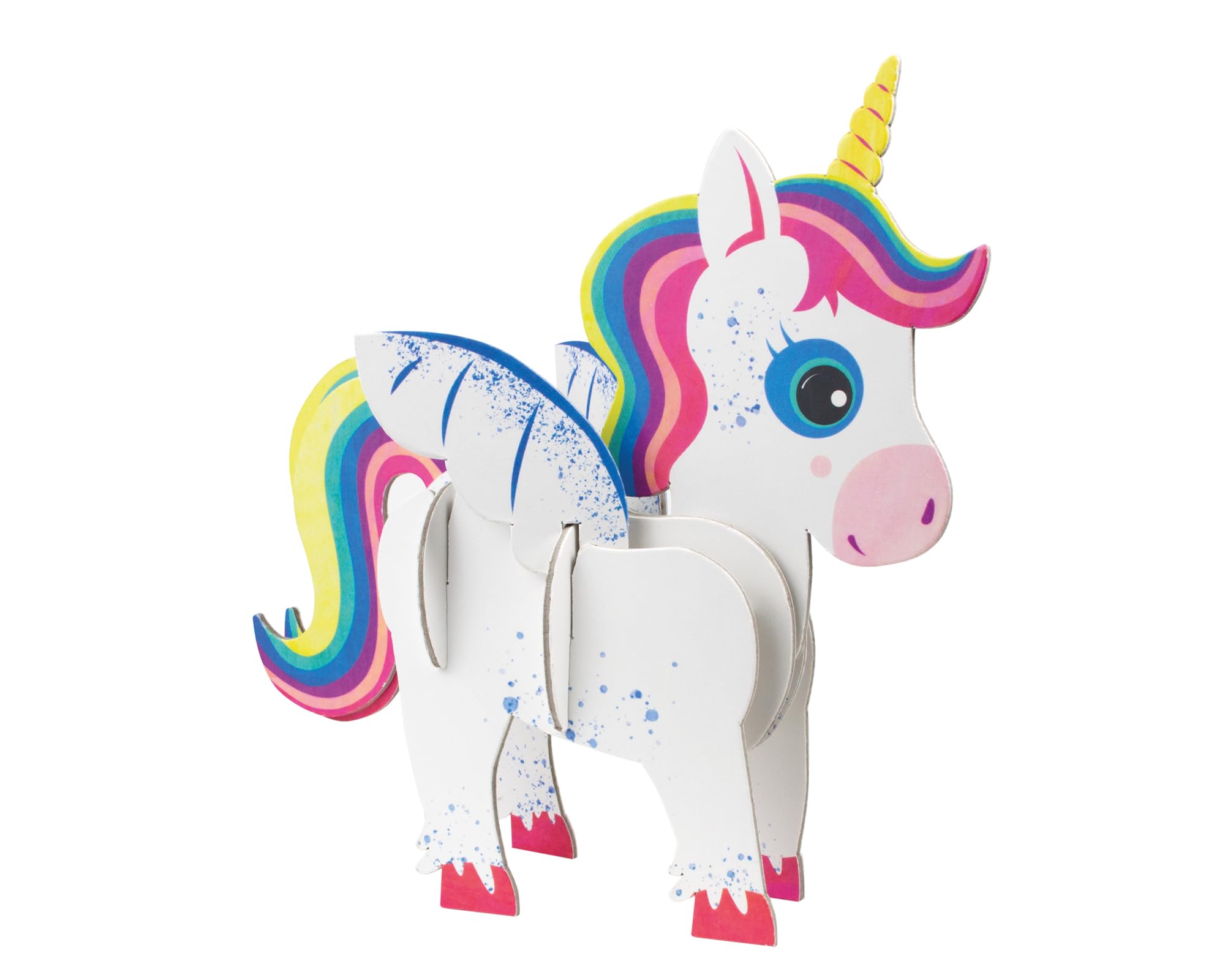 Build Your Own Magical Unicorn - Comes with Accessories and Trinket Chest! - Cardboard Craft Kit - Ages 4+
