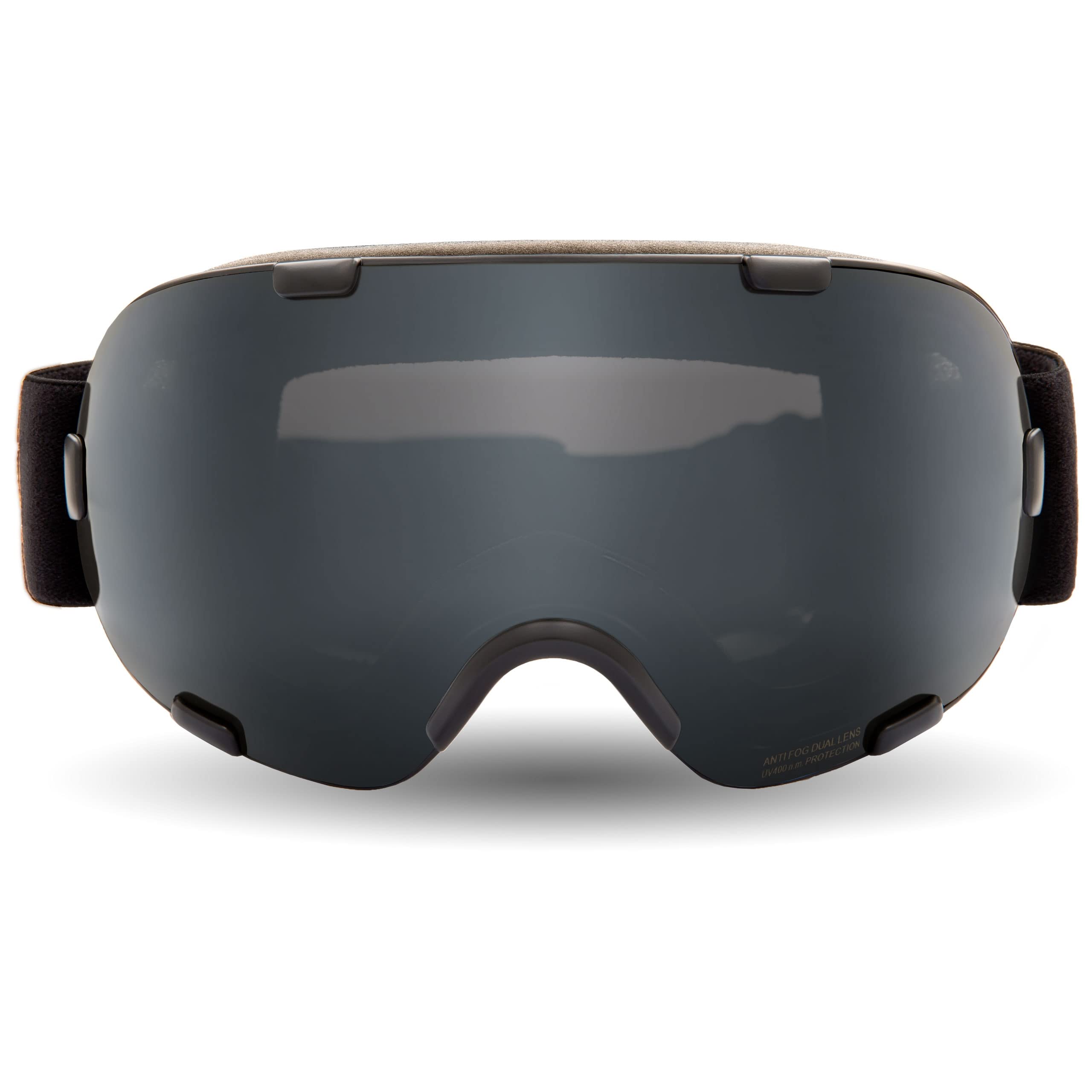Trespass DLX Ski Goggles Mirrored Dual Lens Anti Fog Coating Bond