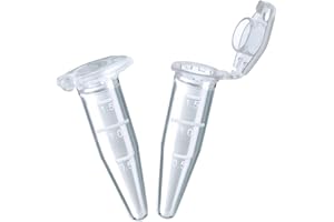 LABINVO 1.5ml Sterile Microcentrifuge Tubes with Safe-Lock Cap, Pack of 500, Max.RCF15000×G Conical Bottom Centrifuge Tubes, PP Material, Molded Graduation 10.6x39.5mm, IN-MT15A