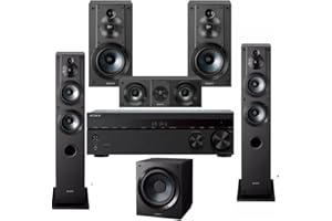 Sony STRDH590 5.2ch 4K AV Receiver with Complete 5.2 Surround Sound System