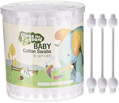Per Cotons Tiges Infant Bebe Coton Bud Double Head Papier Baton Tampon De Nettoyage Pour Oreilles Nez Nombril One Size Cucurbit Head 56pcs Amazon Ca Bebes