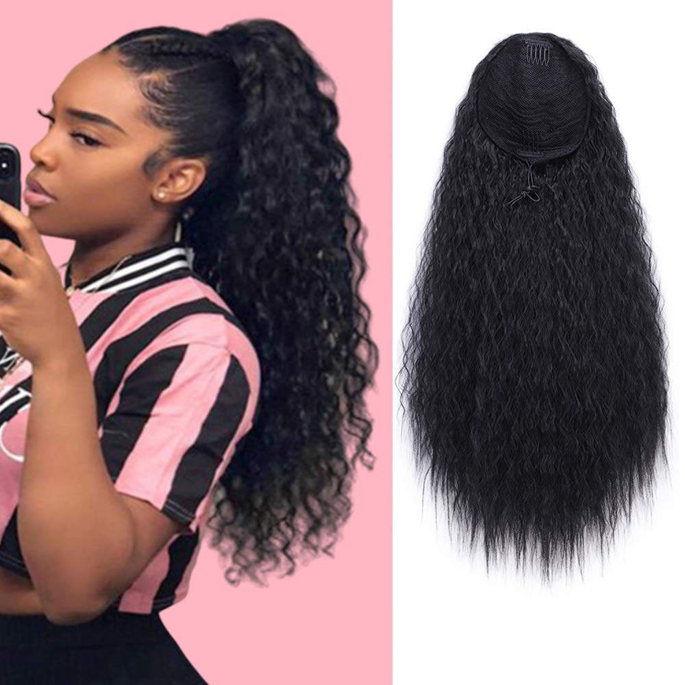 Stamped Glorious 22 Inch Drawstring Ponytail Extension