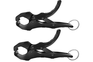 PAPAZOO 4.5'' Fish Gripper, Digital Scale Hook Non-Puncture Replacement Clamp - Fish Grabber for Fishing Cull Tag - Tournamen