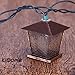 LIDORE 10 Counts Vintage Bronze Iron Nets Lanterns Plug-in String Lights. Great for Indoor/Outdoor Decoration. Best Ambience Decorative Lights. Warm White Glow.