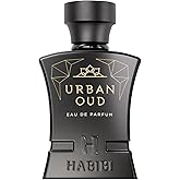H HABIBI Urban Oud Perfume for Men – 2.5 oz (75ML) Long Lasting Arabian Cologne, Woody Citrus Oud Men Perfume, Luxury Fragrance Gift for Special Occasions