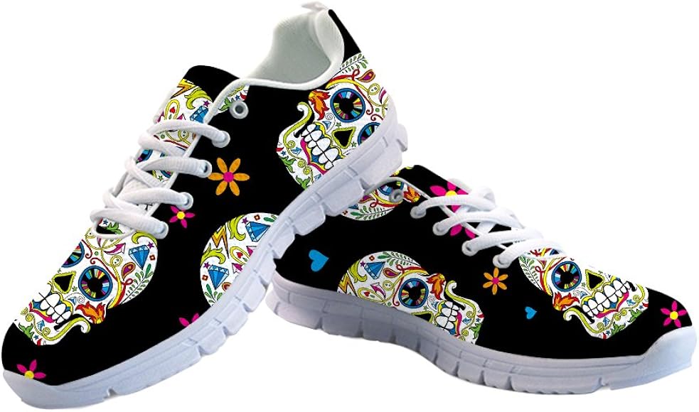 sneakers with floral design