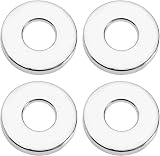 Be In Your Mind 4PCS Stainless Steel Shower Pipe Covers 26mm Hole Cover Chrome view 1