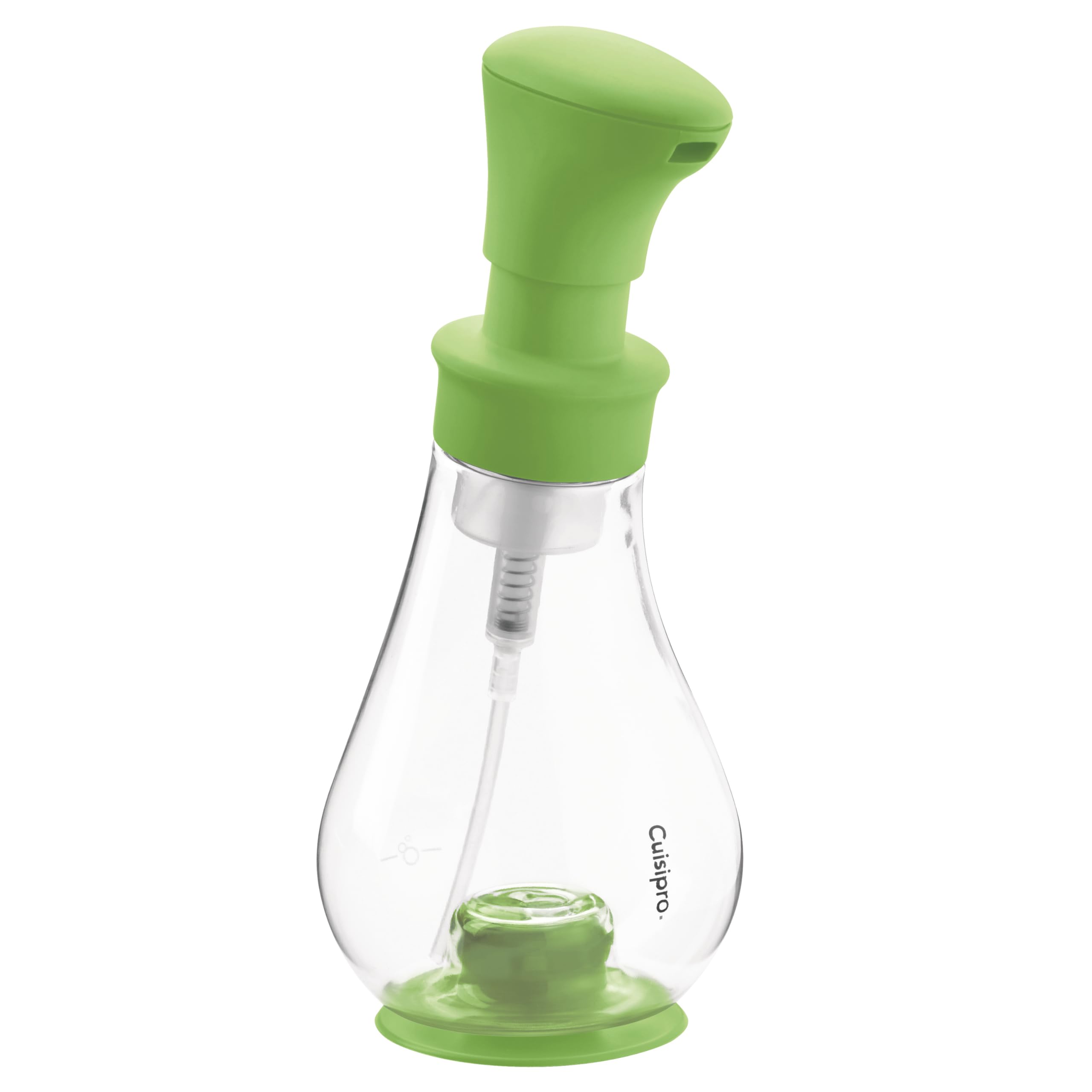 Cuisipro Foam Pump, Green, Reduces Soap Consumption, Suction Base, One Hand Operation, Non-Aerosol, Soap Dispenser, 390ml Capacity