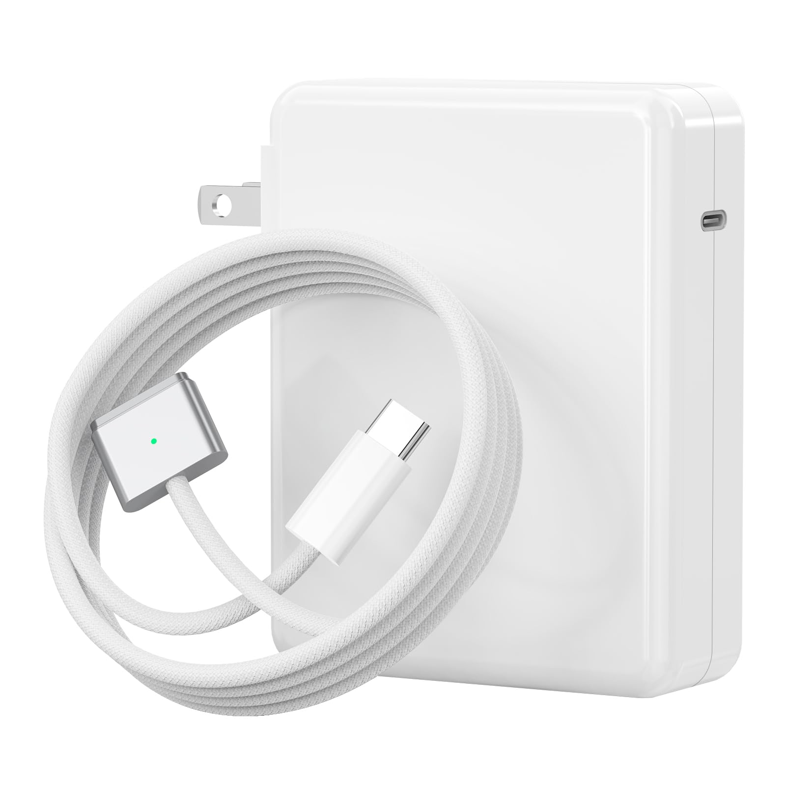 Photo 1 of 140W MacBook Pro Charger Magnetic 3 for MacBook Pro 16 14 inch Mac Air 15 13 inch 2025 2024 2023 2022 2021 M1-M4 Charger USB C Fast Laptop Charger Power Adapter 6.6FT Type C to Magnetic 3 Cable LED