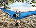 Youphoria Outdoors Double Parachute Camping Hammock Lightweight Nylon Compression Travel Hammock with Premium Wiregate Aluminum Carabiners - Straps Not Included