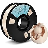Lumizone PLA Filament 1.75mm Skin Beige 3D Printer Filament Dimensional Accuracy +/- 0.02mm, 1KG Spool(2.2lbs) Printing Filament Fit with Most FDM 3D Printers (Skin Beige)