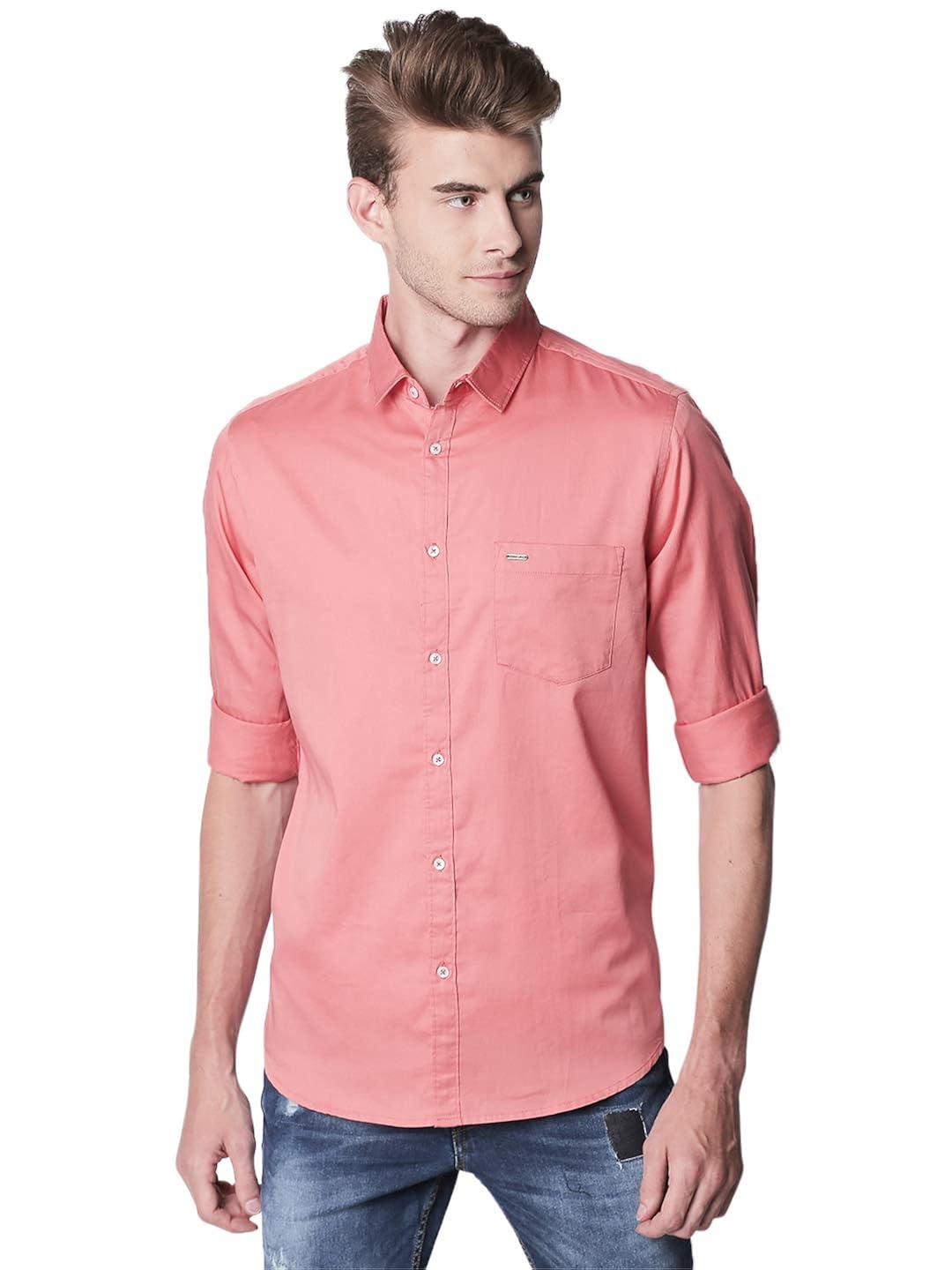 dennis lingo men's cotton casual shirt