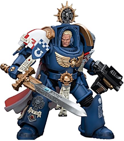 JOYTOY Warhammer 40k Ultramarines Terminator - 1/18 Scale Action Figure With Reaper Autocannon