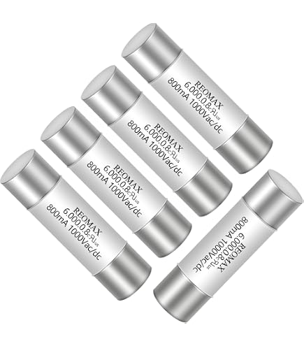 2 Fusibles Cerámicos 10x38mm - 15A, 1000V CC, Acción Rápida Para Multímetros Y Equipos