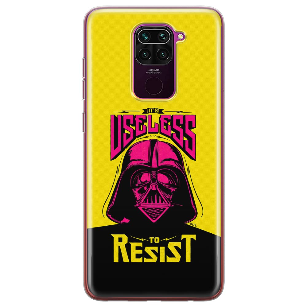 ERT GROUP mobile phone case for Xiaomi REDMI NOTE 9 original and officially Licensed Star Wars pattern Darth Vader 024 optimally adapted to the shape of the mobile phone, case made of TPU