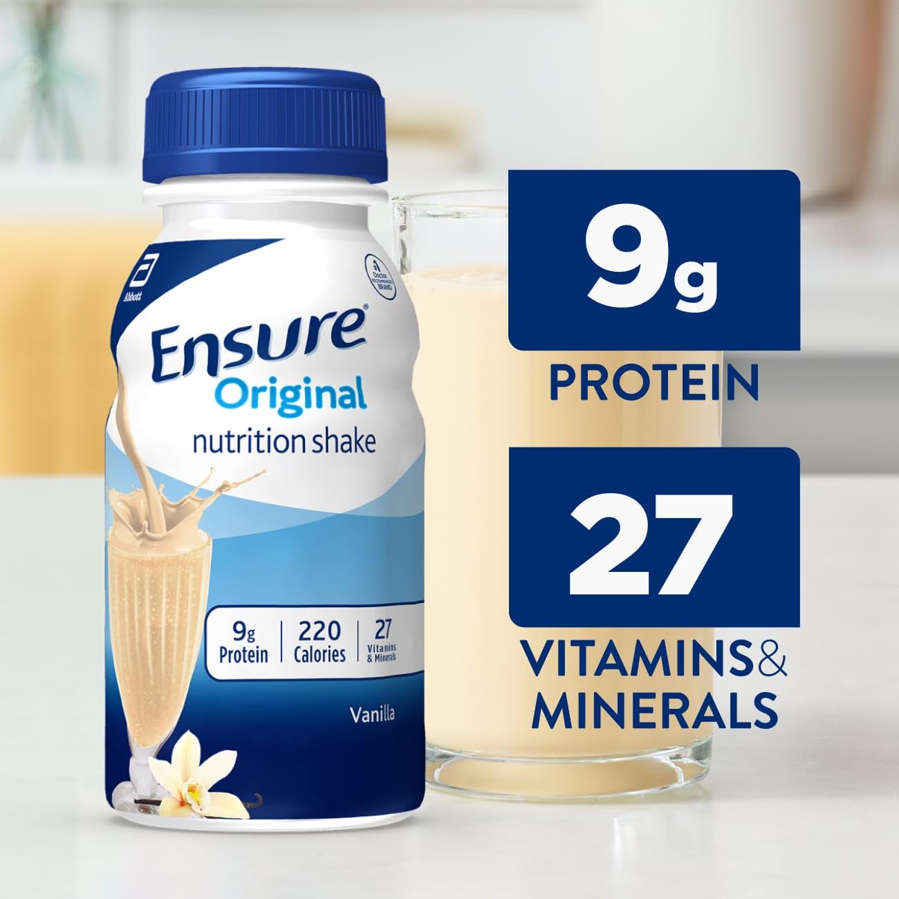 Ensure Original Vanilla Nutrition Shake | Meal Replacement Shake | 6 Pack