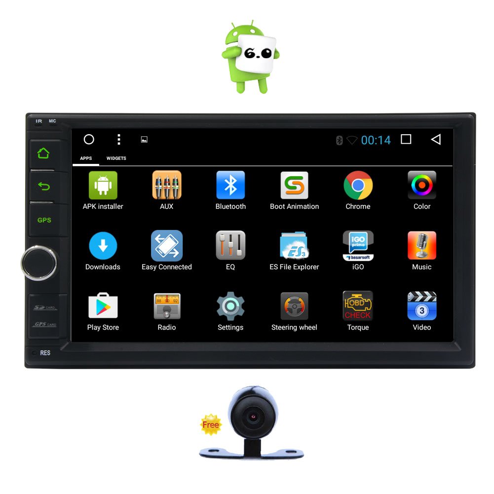 楽天カード分割 7インチのandroid 6 0 Marshallowカーステレオ2ディンダッシュでgpsナビゲーションラジオのbluetooth Autoradioヘッドユニットは ハンズフリーのサポートswcミラーリンク3g 4g Wifi Obd2 Dab Fm Amラジオrds 無料リアカメラを呼び出します