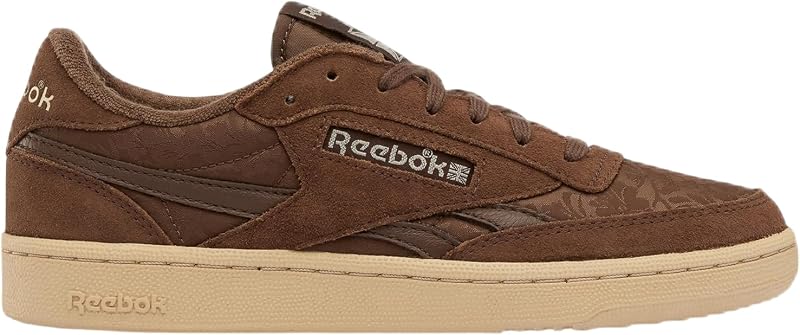 Baskets Club C Revenge Vintage II pour Femme, Marron Simple, Beige Simple, 39 EU