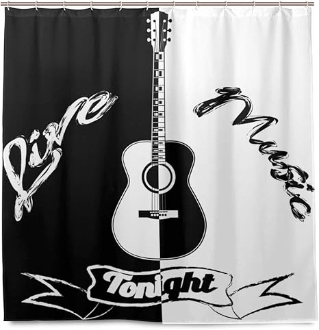 Amazon 防水シャワーカーテン 愛スマイルタイポグラフィイラスト 浴室 目隠し 間仕切り取付簡単 カーテンリング付属 おしゃれ バスカーテン 180ｘ180cm シャワーカーテン ホーム キッチン オンライン通販