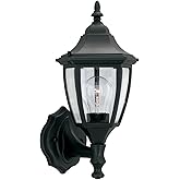 Designers Fountain Waterbury Outdoor Light Fixture, 14.25 Inch Exterior Wall Lantern Sconce for Front Door, Patio and Porch, 
