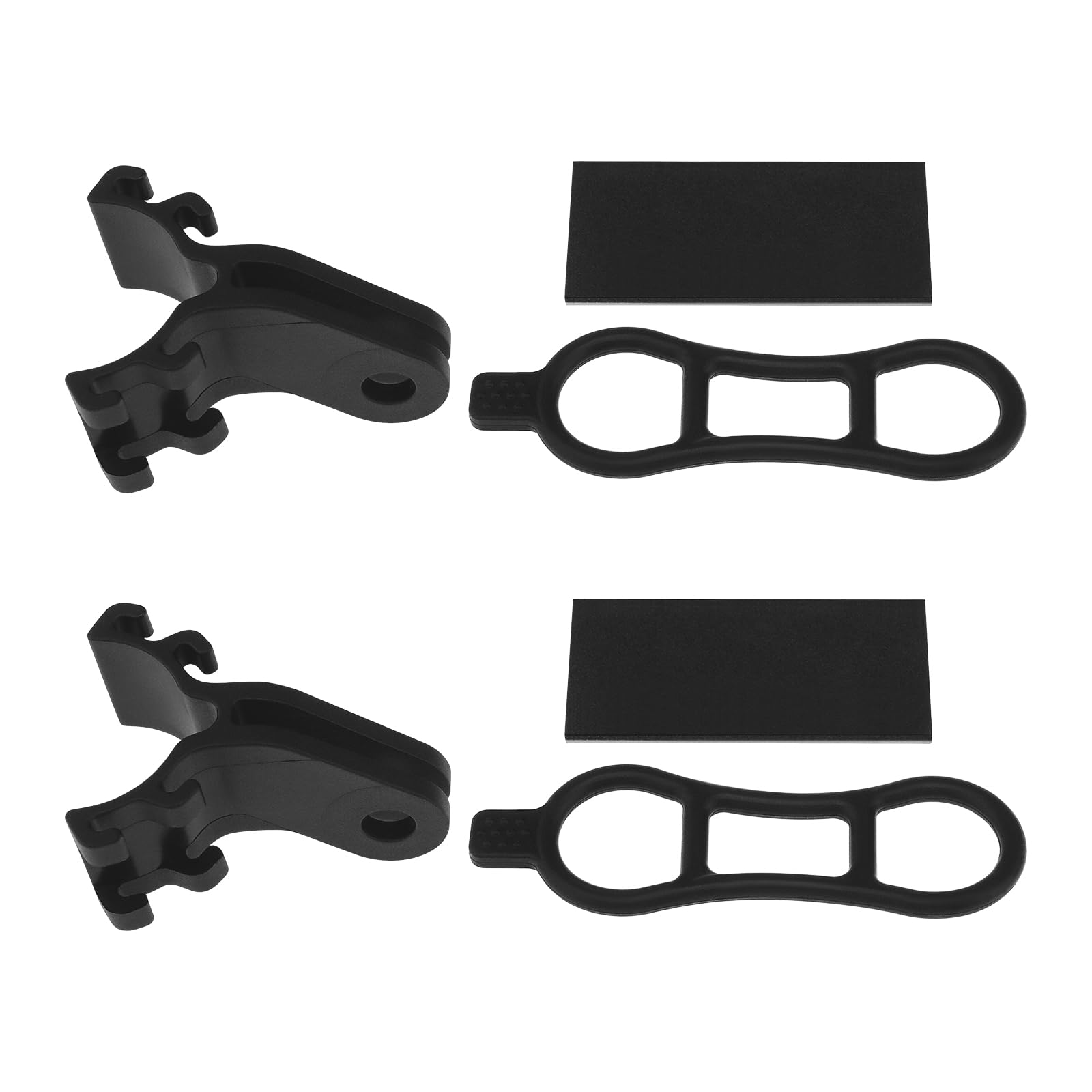 VGOL 2pcs Bike Handlebar Flashlight Holder Bicycle Torch Bracket Clip Clamp Bicycle Torch Holder Adjustable Bike Flashlight Bracket Bike Flashlight Mount Accessories