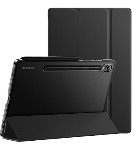 Amazon.com: Samsung Galaxy Tab S9 and S9 FE Smart Book Cover Case