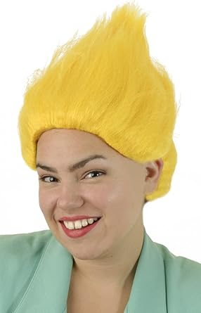troll doll with yellow hair