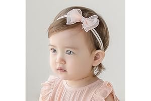 Bethynas Baby Girls Cute Bow-knot Headband Soft Lace Floral Hairbands Newborn Infant Toddlers Kids Hair Accessories (Style 8)