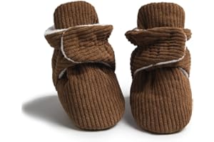 Meckior Newborn Infant Baby Girls Boys Warm Fleece Winter Booties First Walkers Slippers Shoes
