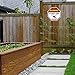 ATBAY Video Surveillance Sign Aluminum Waterproof Indoor Outdoor 24 Hours Security Alert Signs 12