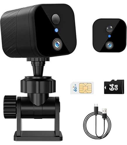 Sim Card Battery Operated Security Camera No Wifi 4G LTE Cellular