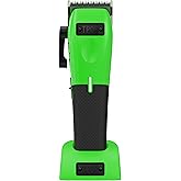 TPOB Play Barber Hair Clippers for Men 7500 RPM with Rubber Grips (Green)