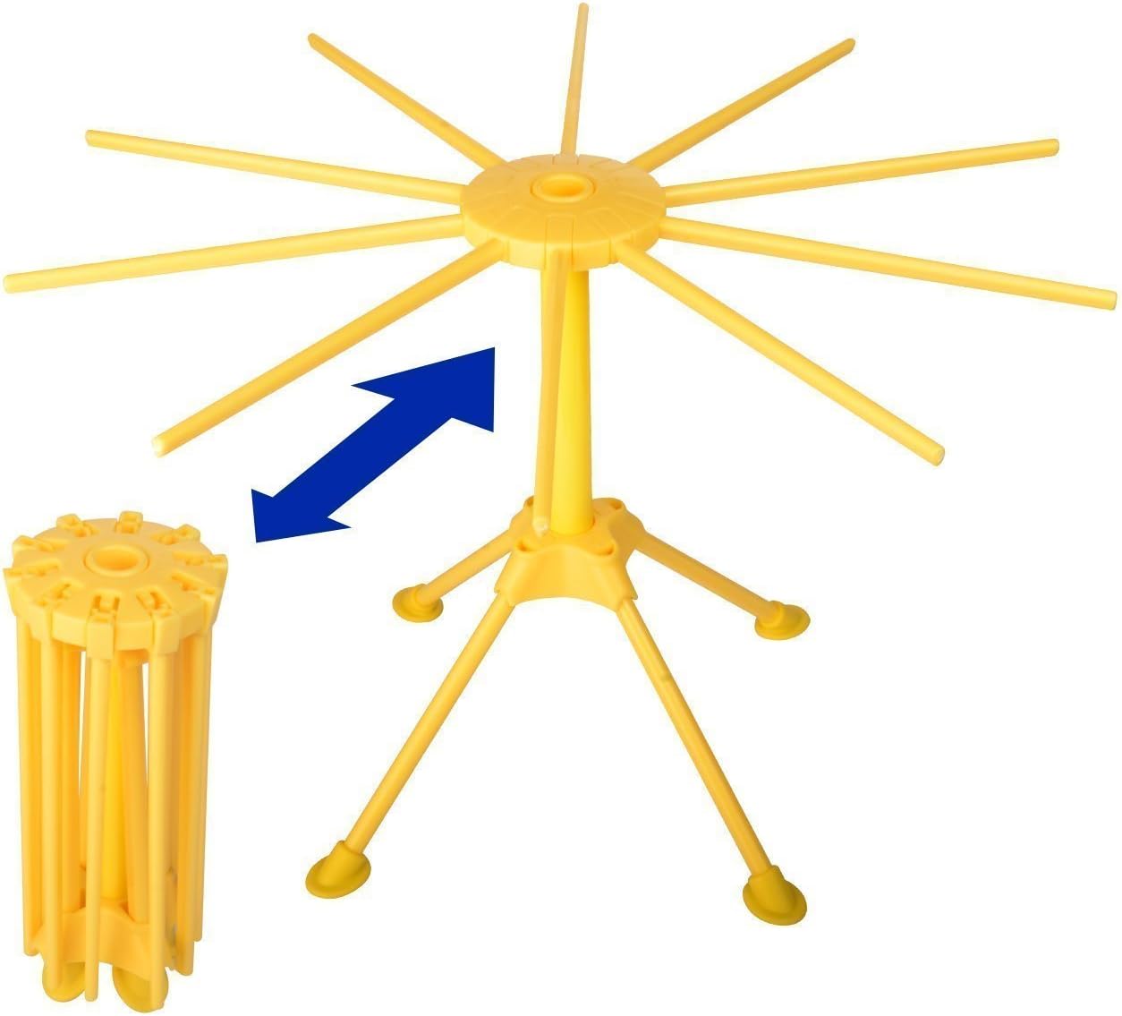 VanseRun Collapsible Demountable Pasta Drying Rack, Spaghetti Dryer Stand Noodles Drying Holder Hanging Rack