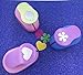 TECH-P 3 Pack Hand Press Paper Craft Punch,Card Scrapbooking Engraving Kid Cut DIY Hole Puncher-Balloon Heart Flower