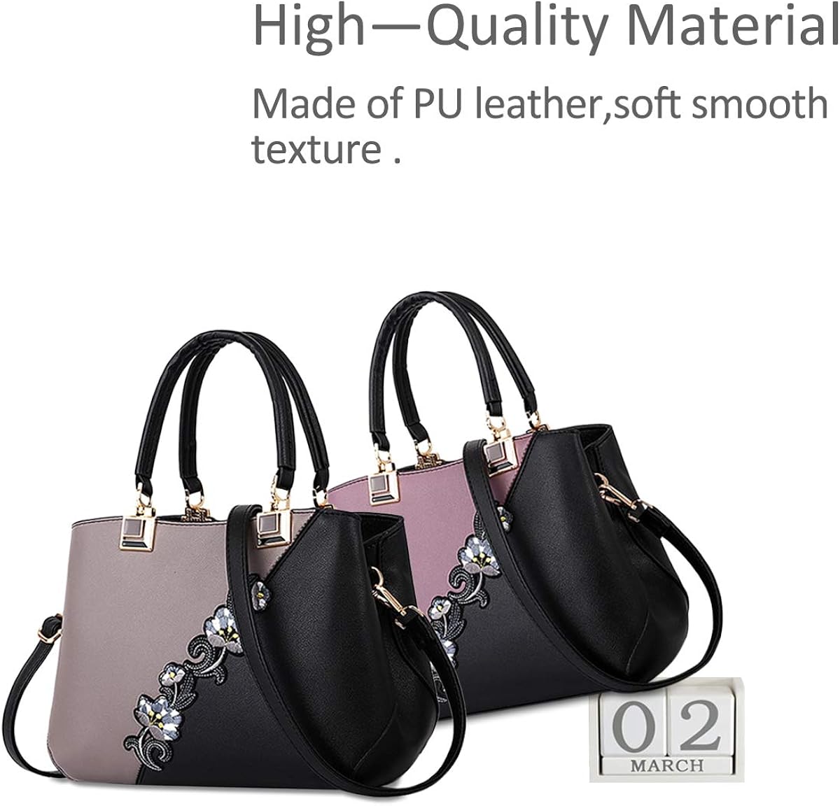 NICOLE & DORIS 2026 Women Handbag Fashion Style Handbag Casual Shoulder Bag Cross-Body Work Bag Purse for Ladies - Image 4