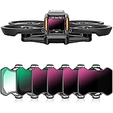 MINGVEN Avata 2 ND Filters - 6 Pack (CPL, UV, ND8, ND16, ND32, ND64) | Multi Coating UV + CPL + ND Filters, Neutral Density Filter Set for DJI Avata 2 Drone Video Photography Accessories