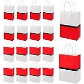 giteo bedding 32Pcs Cartoon Animation Paper Gift Bags with Handles, Party Favor Bags for Kids Birthday, 5.9”x3.1”x 8.3” Small Gift Bags Bulk Goodie Bags, Party Supplies and Gifts