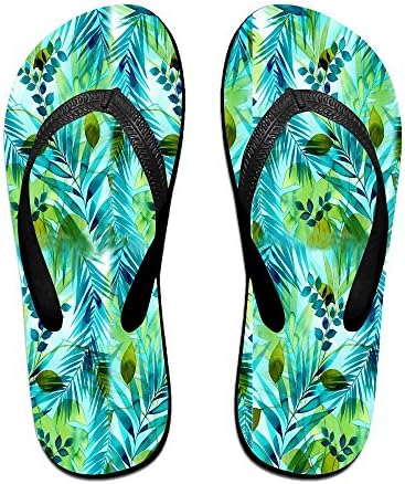 Tropical Plants Unisex Flip Flops Fashion EVA Non-Slip Pool Sandal Summer Outdoor Beach Sandals