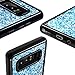 Galaxy Note 8 Case, Caka Galaxy Note 8 Glitter Case Starry Night Series Luxury Fashion Bling Flowing Liquid Floating Sparkle Glitter Girly TPU Bumper Case for Samsung Galaxy Note 8 (Blue)