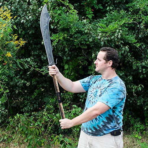 K EXCLUSIVE Forged Warrior Chinese War Sword With Sheath - Thumbnail 2