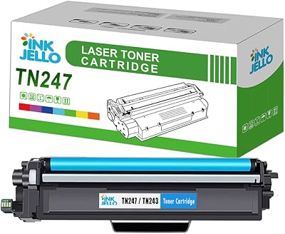InkTello Cyan TN-247 Toner for Brother DCP L3510 L3550 HL-L3210 L3230 L3270