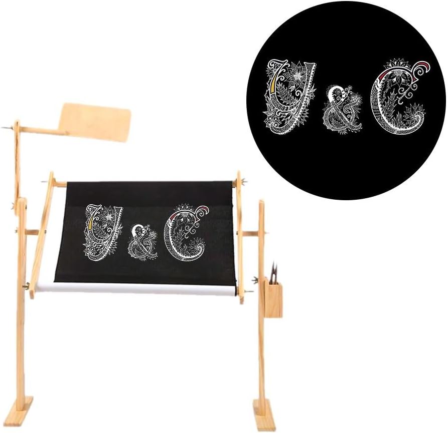 Ejoyous Kreuzstich Ständer Aus Holz - Verstellbarer Stickrahmen 97,5cm