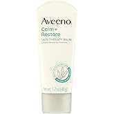 Aveeno Calm + Restore Skin Therapy Balm, Soothing & Moisturizing Skin Protectant for Sensitive Skin, Colloidal Oatmeal & Cera