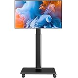 AX WABER Universal Floor TV Stand, Portable Rolling