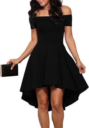 big black cocktail dress