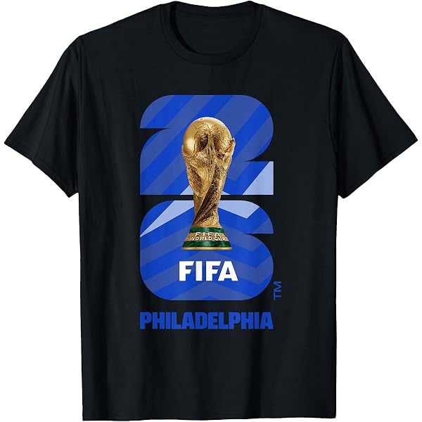 Amazon.com: FIFA World CUP26 Seattle Trophy Color T-Shirt