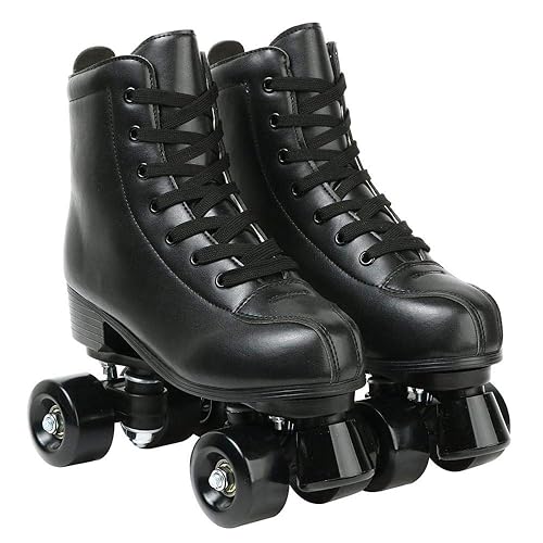 YYW Roller Skates for Women Men Girls Boys, High Top PU Leather
